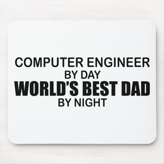 Der beste Vater der Welt - Computertechniker Mousepad (Vorne)