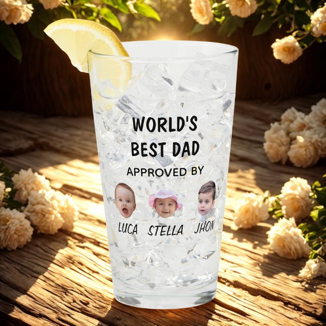 Der beste Vater der Welt | Custom Baby Factory Glas (Von Creator hochgeladen)