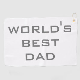 Der beste Vater der Welt des Vaters Golfhandtuch