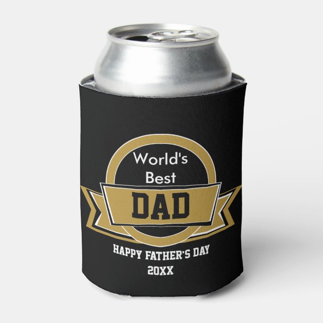 Der beste Vater der Welt Dosenkühler (Kanne Vorderseite)