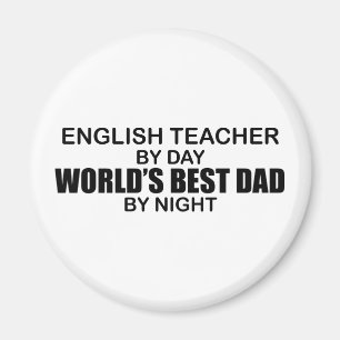 Der beste Vater der Welt - Englischer Lehrer Magnet