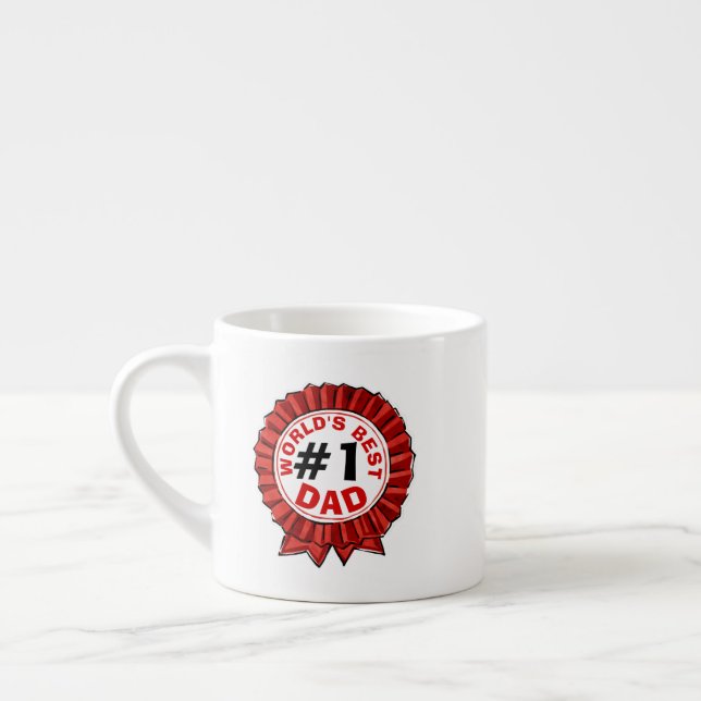 Der beste Vater der Welt Espressotasse (Links)