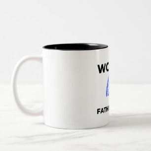 Der beste Vater der Welt im Recht 2 Zweifarbige Tasse