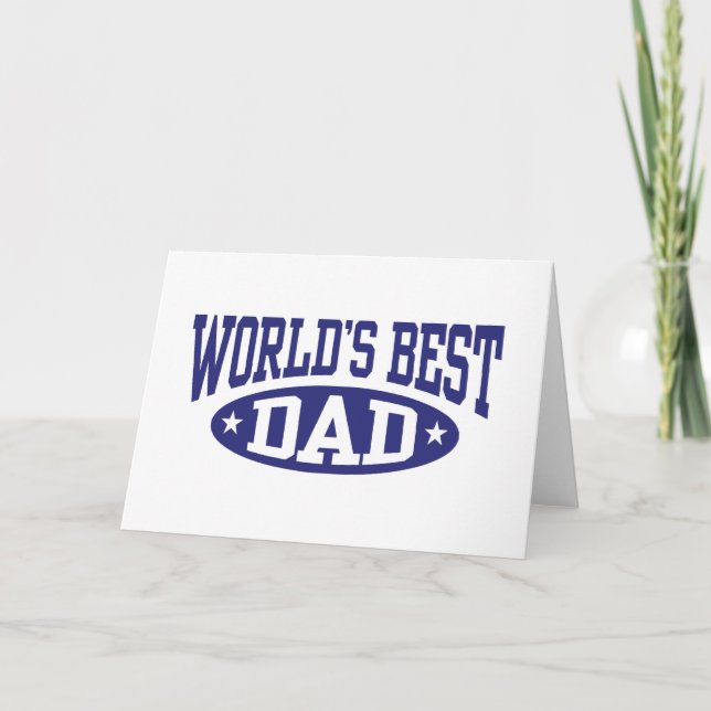 Der beste Vater der Welt Karte (Vorderseite)