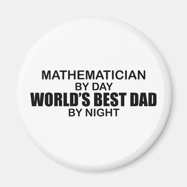 Der beste Vater der Welt - Mathematiker Magnet (Vorne)