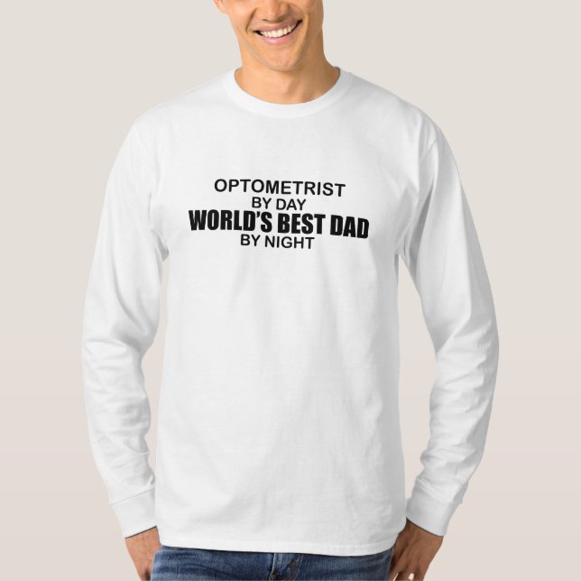 Der beste Vater der Welt - Optometriker T-Shirt (Vorderseite)