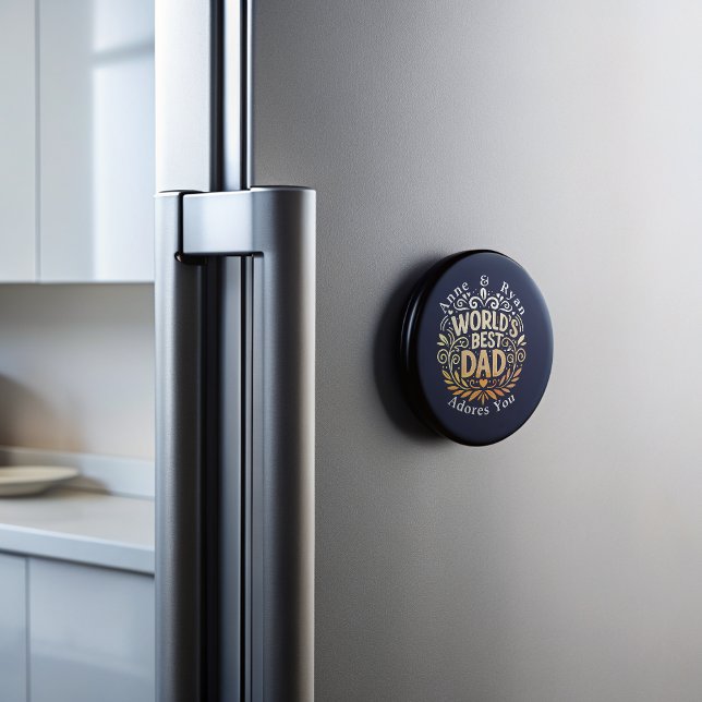 Der beste Vater der Welt Personalisiert Magnet (Von Creator hochgeladen)
