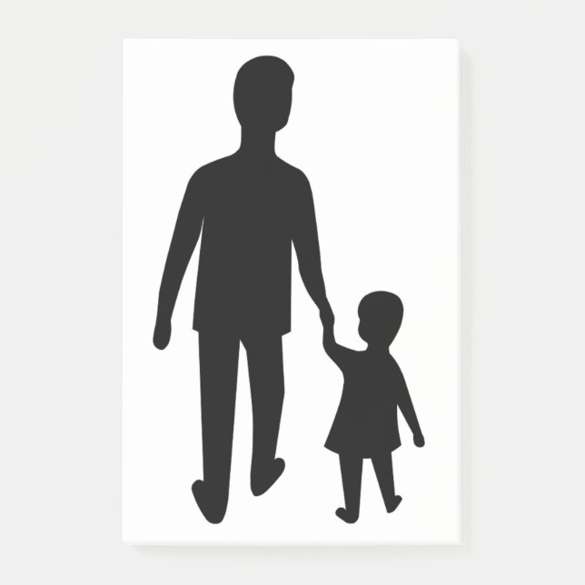 DER BESTE VATER DER WELT POST-IT KLEBEZETTEL (Vorderseite)