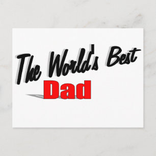 Der beste Vater der Welt Postkarte