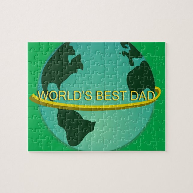 "Der beste Vater der Welt" Puzzle (Horizontal)