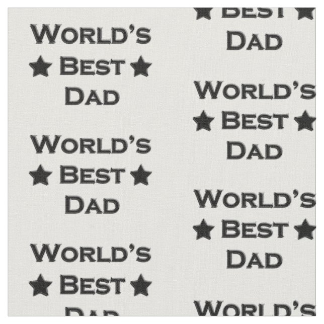 Der beste Vater der Welt Stoff (Nahaufnahme)
