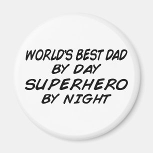Der beste Vater der Welt - Superhero Magnet