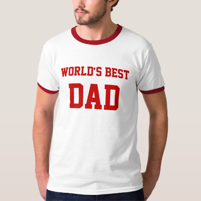 Der beste VATER der Welt T-Shirt (Vorderseite)