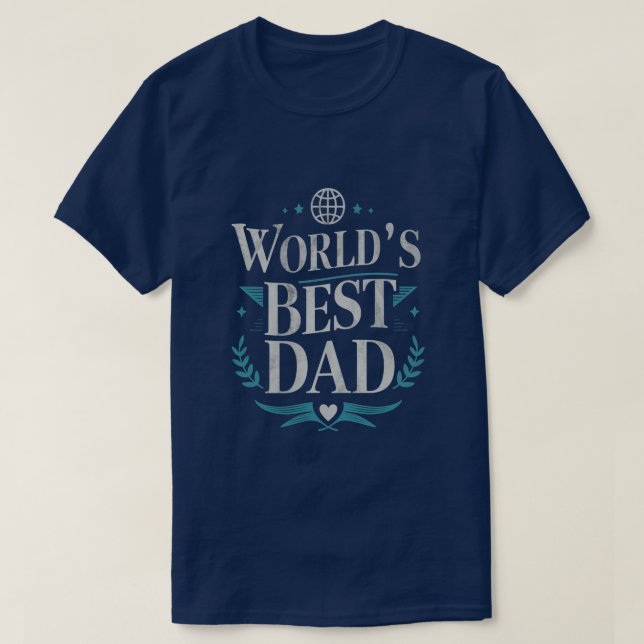 Der beste Vater der Welt T-Shirt (Design vorne)