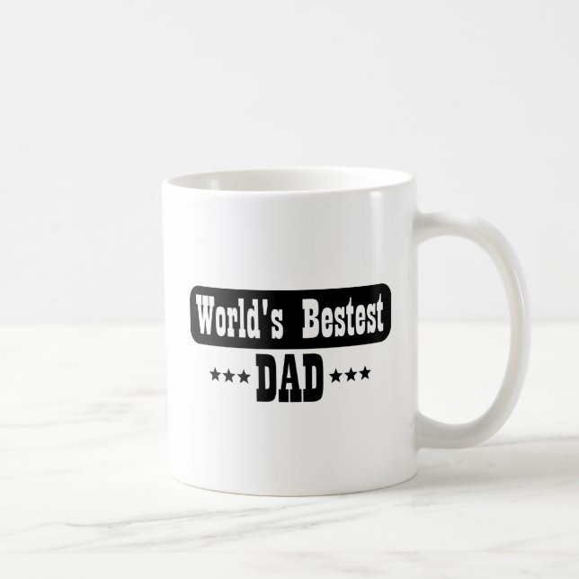 Der beste Vater der Welt Tasse (Rechts)