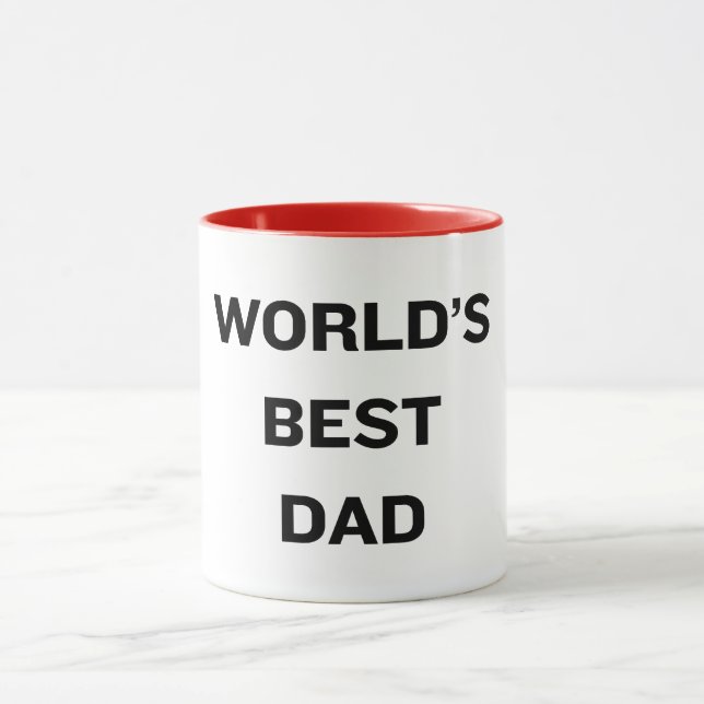 Der beste Vater der Welt Tasse (Zentrum)