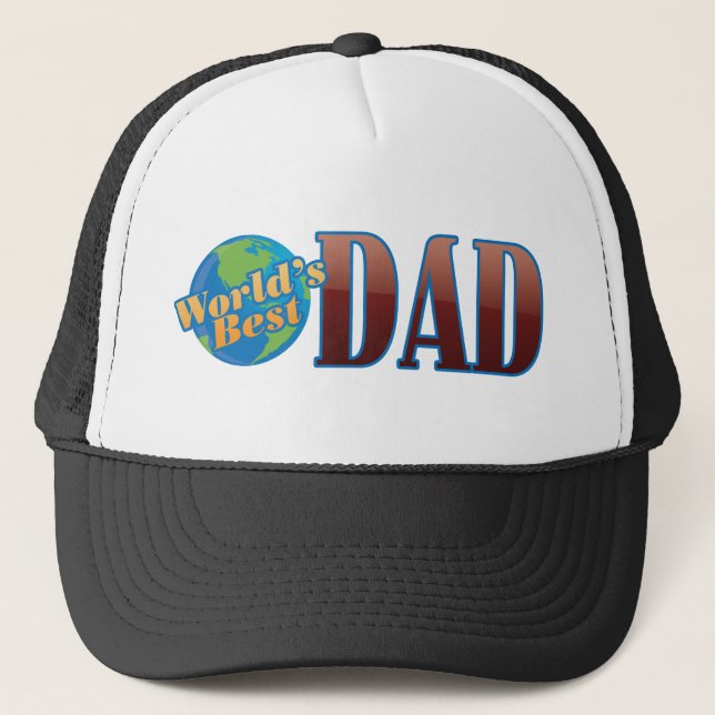 Der beste Vater der Welt Truckerkappe (Vorderseite)