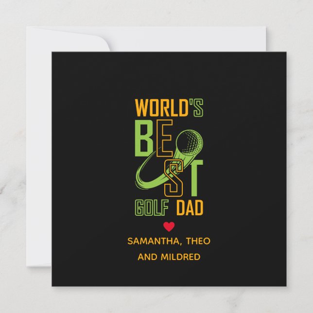 Der beste Vater der Welt | Vater Geschenke (Vorderseite)