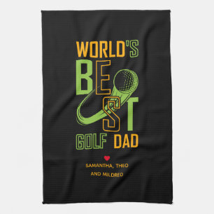 Der beste Vater der Welt   Vater Geschenke Geschirrtuch