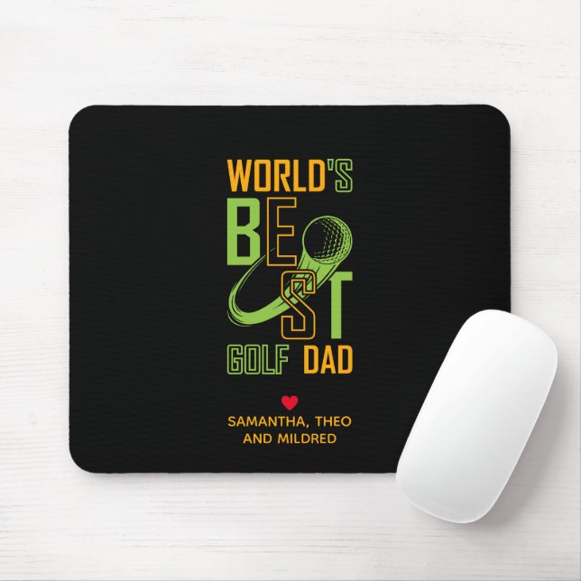 Der beste Vater der Welt | Vater Geschenke Mousepad (Mit Mouse)