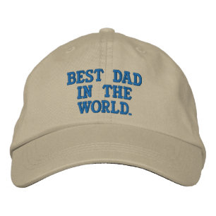 Der beste Vater des Vaters in der Welt Bestickte Baseballkappe