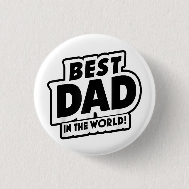 Der beste Vater des Vaters in der Welt Button (Vorderseite)