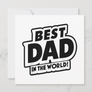 Der beste Vater des Vaters in der Welt Einladung