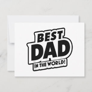 Der beste Vater des Vaters in der Welt Feiertagskarte