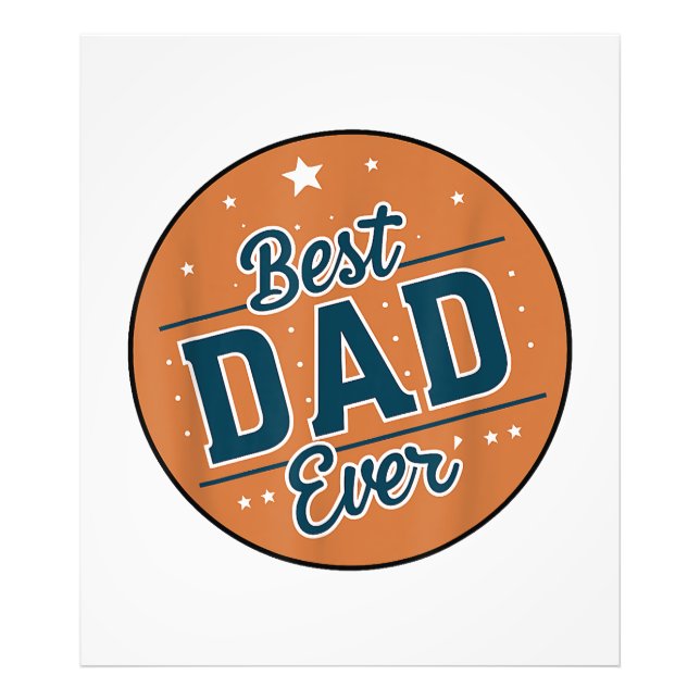 Der beste Vater des Vaters in der Welt Fotodruck (Vorne)