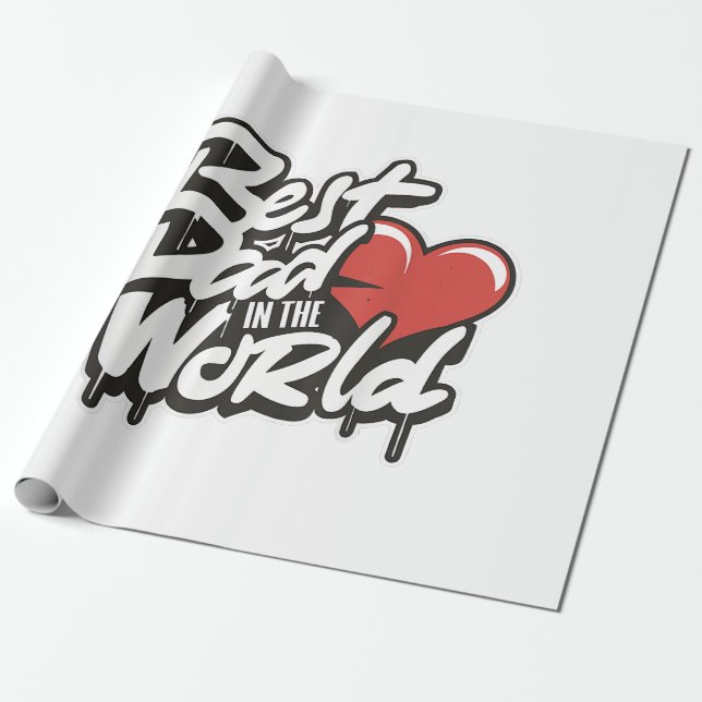 Der beste Vater des Vaters in der Welt Geschenkpapier (Ungerollt)