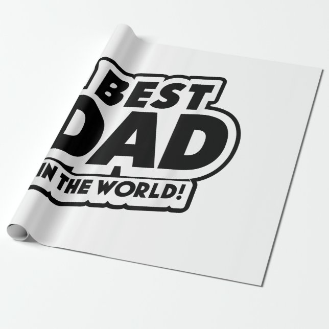 Der beste Vater des Vaters in der Welt Geschenkpapier (Ungerollt)
