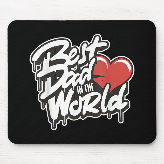 Der beste Vater des Vaters in der Welt Mousepad (Vorne)