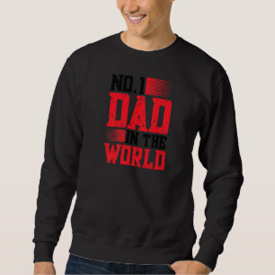 Der beste Vater des Vaters je Nummer eins Vater de Sweatshirt