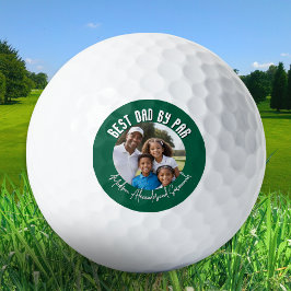 Der beste Vater des Vaters nach Par Custom Foto & Golfball