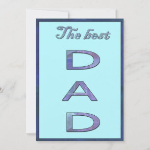 Der beste Vater Feiertagskarte