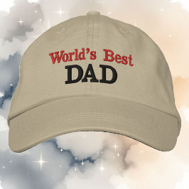 Der beste Vater für jeden beliebigen Farbverlauf Bestickte Baseballkappe