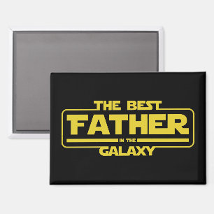Der beste Vater in der Galaxy Väter Tag Geschenk Magnet