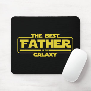 Der beste Vater in der Galaxy Väter Tag Geschenk Mousepad