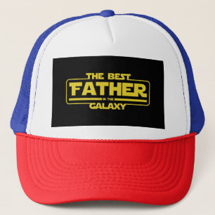 Der beste Vater in der Galaxy Väter Tag Geschenk Truckerkappe