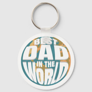 Der beste Vater in der Welt zum Vater der Erde Schlüsselanhänger