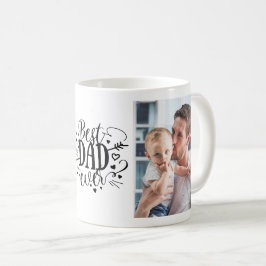 Der beste Vater je Custom Foto Vathage Day Kaffeetasse