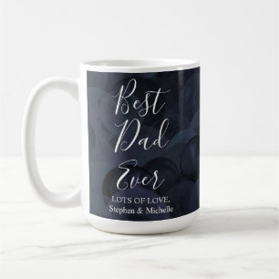 Der beste Vater je Schwarzkohle Vatertag Kaffeetasse