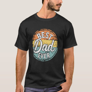 Der beste Vater je Vater Papa Vater Vatertag Retro T-Shirt