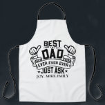 Der beste Vater je Vatertag Papa nur Vater T-Sh Ge Schürze<br><div class="desc">Der beste Vater je Vatertag Papa Fragte nur Vater</div>