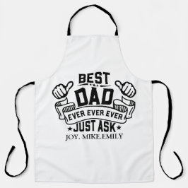 Der beste Vater je Vatertag Papa nur Vater T-Sh Ge Schürze