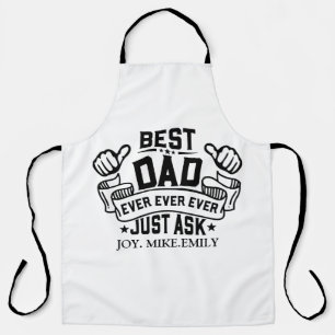 Der beste Vater je Vatertag Papa nur Vater T-Sh Ge Schürze