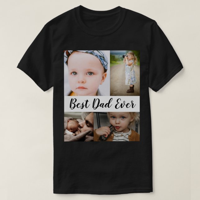 Der beste Vater-Mehrempfängertag der Welt T-Shirt (Design vorne)