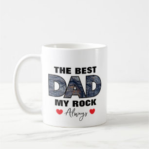 "Der beste Vater meiner Rock-Liebe immer" Grafik Kaffeetasse