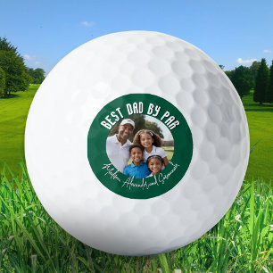 Der beste Vater nach dem eigenen Foto des Vaters Golfball