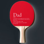 Der beste Vater Papa Pater der Welt definiert Rot Tischtennis Schläger<br><div class="desc">Personalisieren Sie die Definition für Ihren speziellen Vater, Vater oder Papa zu erstellen ein einzigartiges Geschenk für den Tag, Geburtstage, Weihnachten oder jeden Tag, den Sie gewollt, um zu zeigen, wie viel er zu Ihnen bedeutet. Ein perfekter Weg, um ihm zu zeigen, wie phantastisch er ist jeden Tag. von Thisisnotme©...</div>